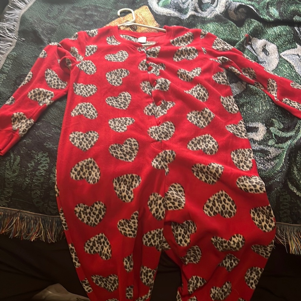 Red onesie size medium